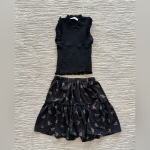 Falling Love Junior skirt and top set size S petite